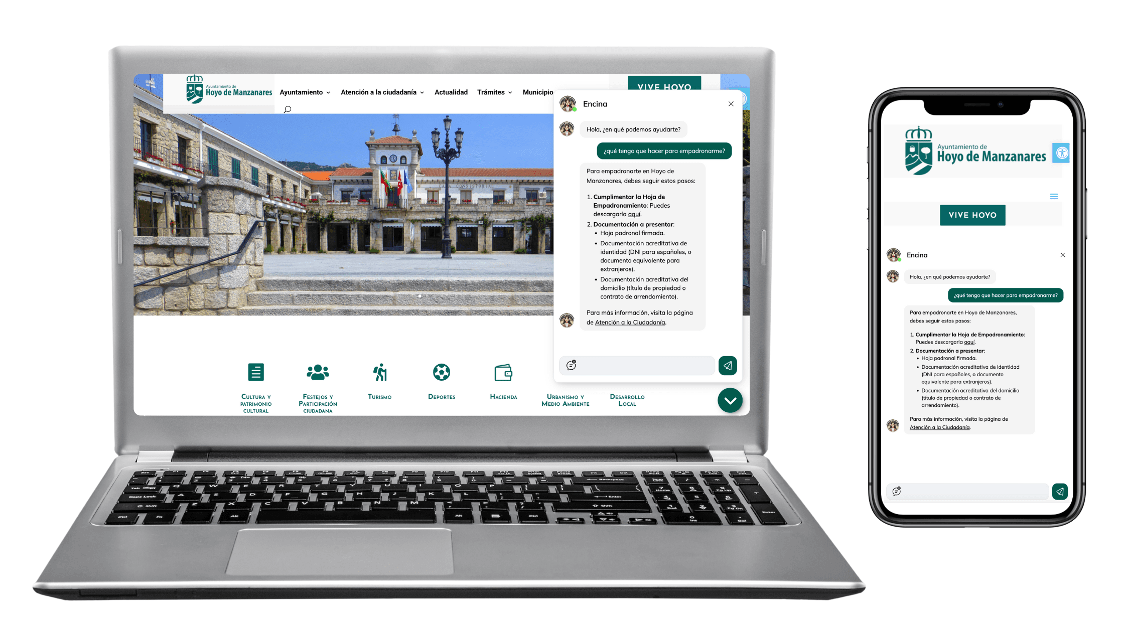 chatbot ayuntamiento